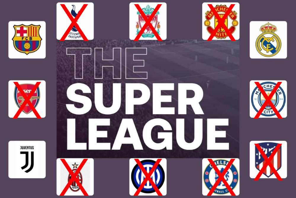 Ban giám đốc Premier League là Richard Masters sẽ phạt nặng các CLB cố tình tham gia giải đấu Super League