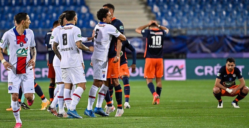 PSG vượt Montpellier vào chung kết Cup quốc gia Pháp